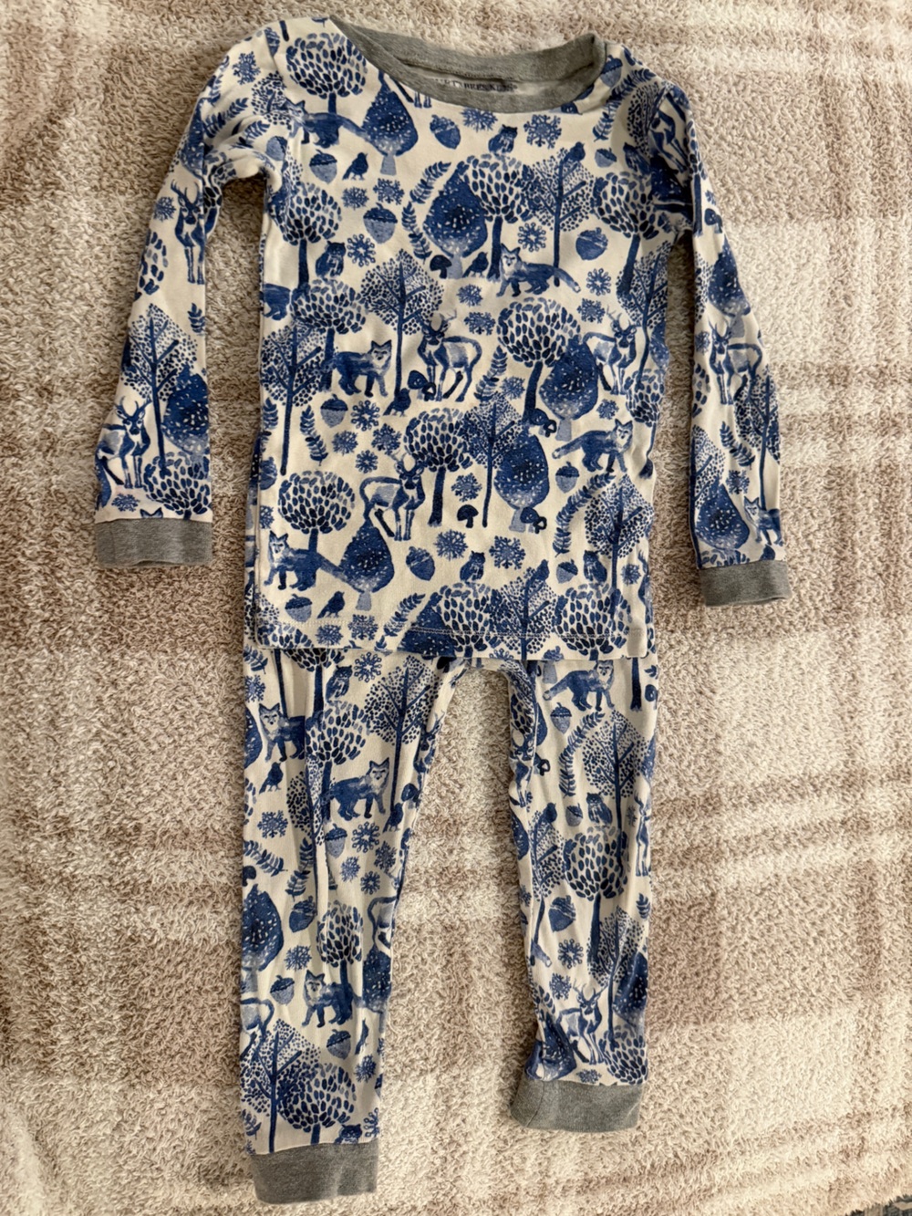 Burt's Bees Woodland Animal Pajama Set